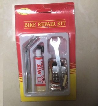 Bicycle Puncture Repair Kit Bike Tyre Patches Glue Inner Tube Puncher Set UK